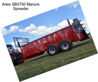 Artex SBX700 Manure Spreader