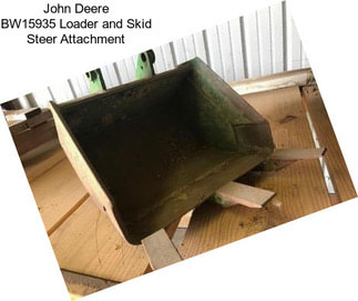 John Deere BW15935 Loader and Skid Steer Attachment