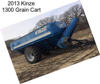 2013 Kinze 1300 Grain Cart