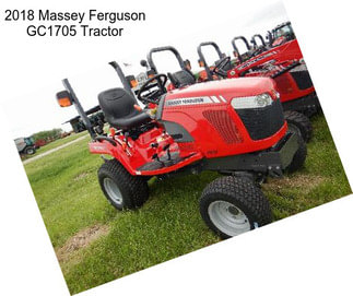 2018 Massey Ferguson GC1705 Tractor