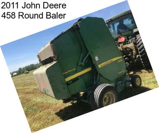 2011 John Deere 458 Round Baler