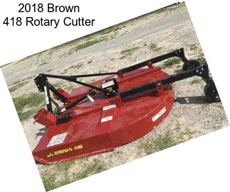 2018 Brown 418 Rotary Cutter