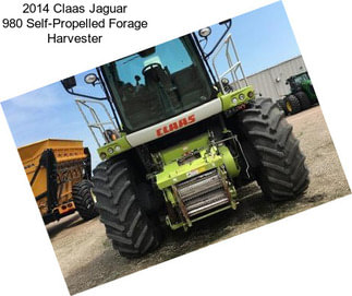 2014 Claas Jaguar 980 Self-Propelled Forage Harvester