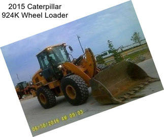 2015 Caterpillar 924K Wheel Loader
