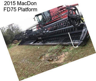 2015 MacDon FD75 Platform