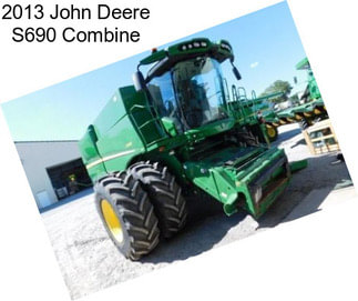 2013 John Deere S690 Combine