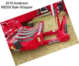 2018 Anderson RB200 Bale Wrapper