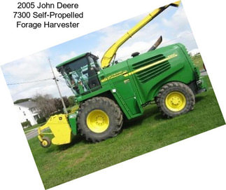 2005 John Deere 7300 Self-Propelled Forage Harvester