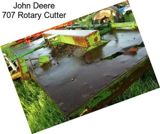 John Deere 707 Rotary Cutter