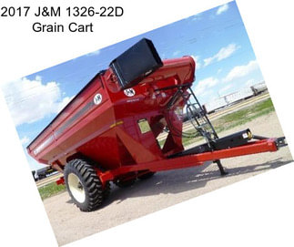 2017 J&M 1326-22D Grain Cart