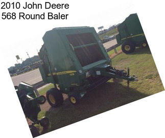 2010 John Deere 568 Round Baler