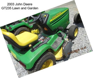 2003 John Deere GT235 Lawn and Garden