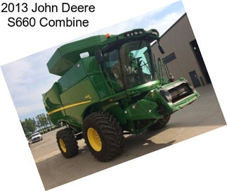 2013 John Deere S660 Combine