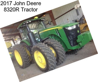 2017 John Deere 8320R Tractor