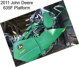2011 John Deere 635F Platform