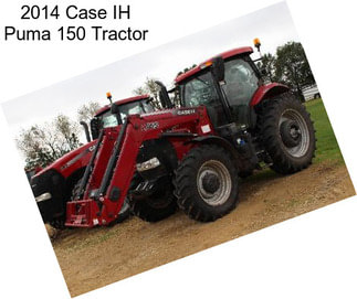 2014 Case IH Puma 150 Tractor