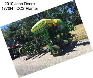 2010 John Deere 1770NT CCS Planter