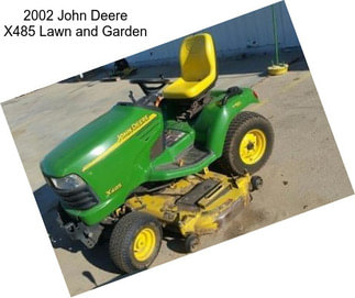 2002 John Deere X485 Lawn and Garden