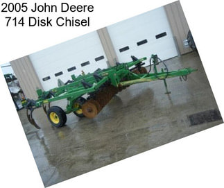 2005 John Deere 714 Disk Chisel