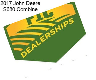 2017 John Deere S680 Combine