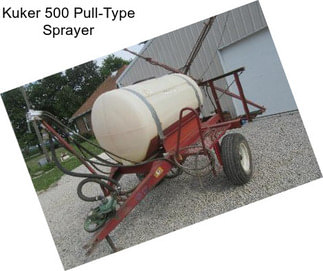 Kuker 500 Pull-Type Sprayer