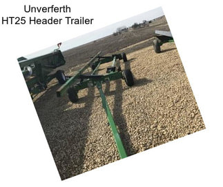 Unverferth HT25 Header Trailer