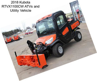 2018 Kubota RTVX1100CW ATVs and Utility Vehicle