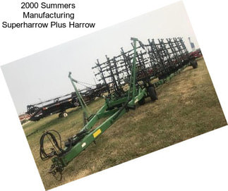 2000 Summers Manufacturing Superharrow Plus Harrow