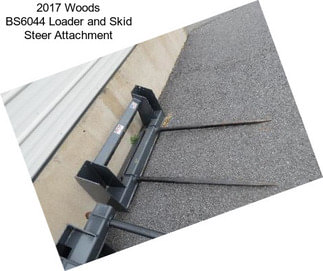 2017 Woods BS6044 Loader and Skid Steer Attachment