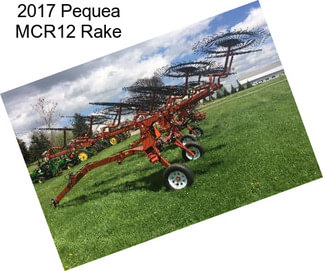 2017 Pequea MCR12 Rake