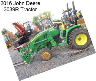 2016 John Deere 3039R Tractor