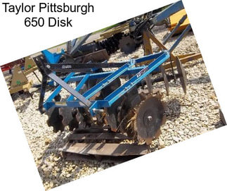 Taylor Pittsburgh 650 Disk