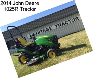 2014 John Deere 1025R Tractor