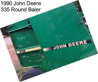 1990 John Deere 335 Round Baler