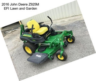 2016 John Deere Z925M EFI Lawn and Garden