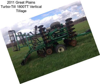 2011 Great Plains Turbo-Till 1800TT Vertical Tillage