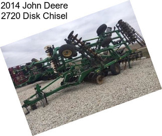 2014 John Deere 2720 Disk Chisel