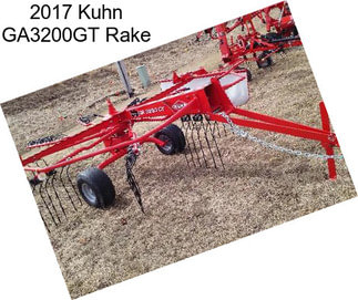 2017 Kuhn GA3200GT Rake