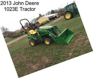 2013 John Deere 1023E Tractor