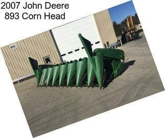 2007 John Deere 893 Corn Head