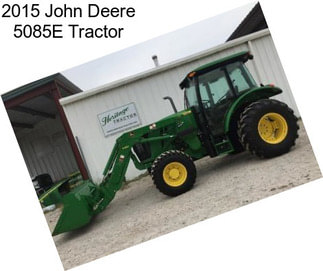 2015 John Deere 5085E Tractor