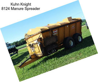 Kuhn Knight 8124 Manure Spreader