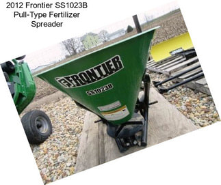 2012 Frontier SS1023B Pull-Type Fertilizer Spreader