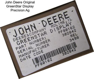 John Deere Original GreenStar Display Precision Ag