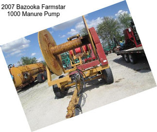 2007 Bazooka Farmstar 1000 Manure Pump