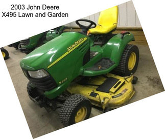 2003 John Deere X495 Lawn and Garden