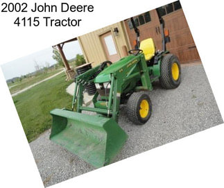2002 John Deere 4115 Tractor