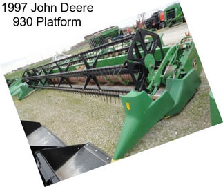 1997 John Deere 930 Platform