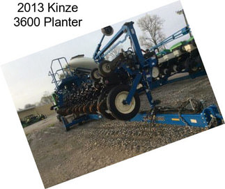 2013 Kinze 3600 Planter