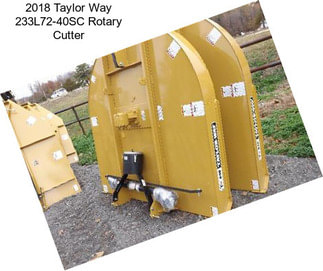 2018 Taylor Way 233L72-40SC Rotary Cutter